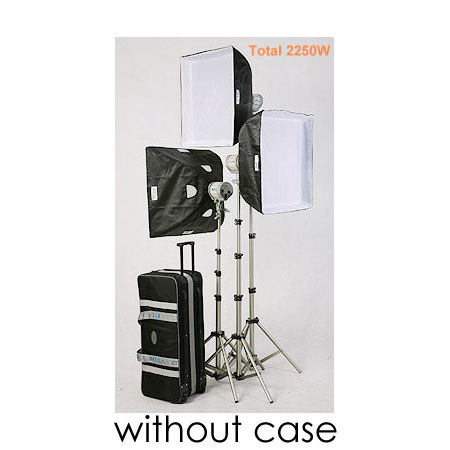 JTL HL-2250 Everlight Kit, Three Everlight Heads, Stand