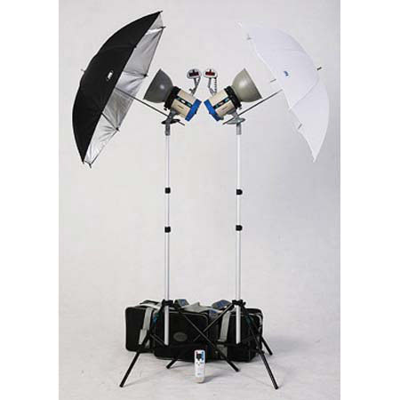 JTL DL-360 Versalight Umbrella BUNDLE 2 D-180's, Stands, Umbrellas & Case #92360