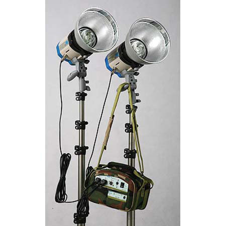 JTL Mobilight 301 Kit w/2 Monolight Strobes & Lithium Battery w/Output Box #2606