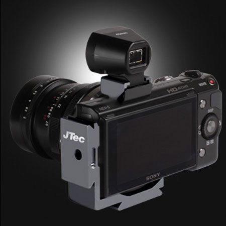 JTec Nex-5 Cold Shoe Viewfinder Mount- Black