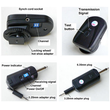 JTL 2225 Radio Trigger and Receiver Set, 433MHz