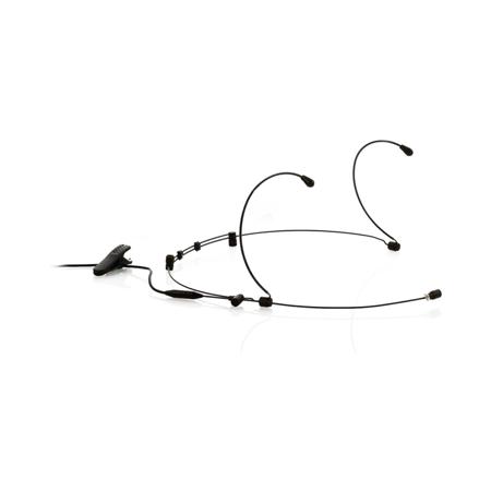 JTS CM-804I Omni-Directional Double Ear Headset Microphone, 60Hz-15kHz, Black