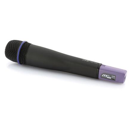 JTS MH-850 UHF PLL Handheld Transmitter with Purple Accents, F Band: 856-864MHz
