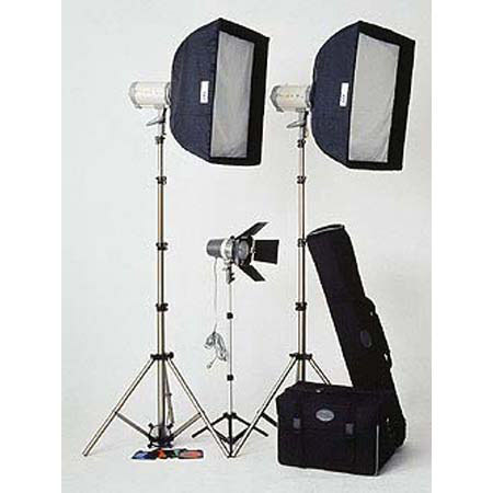 JTL TL-560 Soft Box Kit, 3 Versalight Monolight Strobe Outfit. #93503