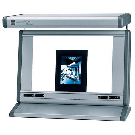 Just Normlicht 12x18" Color Match 5000 Combi Viewer with Base - Reflective/Transmissive Lighting - Silver