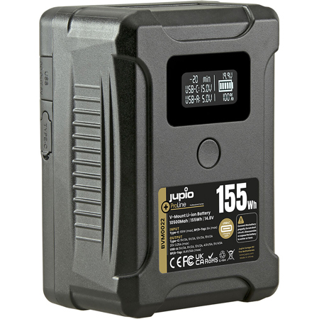 Jupio ProLine Extreme 155Wh 14.8V 10500mAh V-Mount Lithium-ion Battery