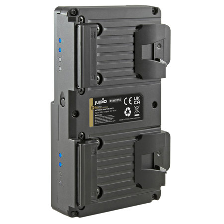 Jupio ProLine V-Mount Hotswap Adapter Plate for 2x Square V-Mount Batteries