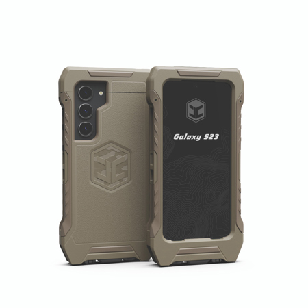 Juggernaut OPRTR Phone Case for Galaxy S23, Flat Dark Earth