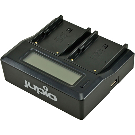 Jupio Dedicated Duo Charger for Canon and RED KOMODO Batteries
