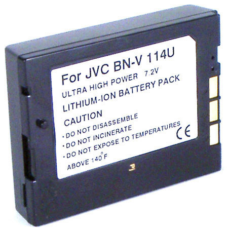 JVC BNV-114 Lithium-Ion Battery for the GR-DVP3, 2-Hour, 7.2V, 1400mah