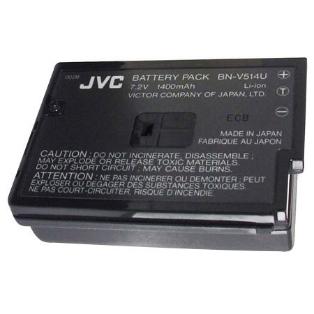 JVC BNV-514 Lithium-Ion Battery for the GR-DVM50, 55, 70, 75, 80 & 90 Camcorders, 2 Hour, 7.2V / 1400MAH