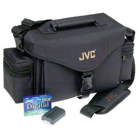 JVC Prosumer Camcorder Accessory Package, Case, Battery and Video Tape Starter Kit