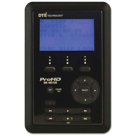 JVC DR-HD100-100 FireStore Hard Disk Recorder with 100GB Storage Capacity for the GY-HD110 Professional Camcorder.