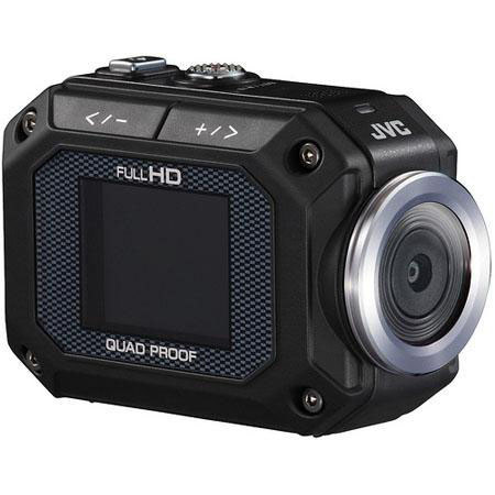 JVC ADIXXION Action Camera/Camcordr,Bundle w/Roll Bar Mt,16GB Class 10 SDHC Card