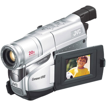 JVC GR-AXM17U VHS-C Video Camcorder with a 2.5" LCD Screen, 25x Optical / 1000x Digital Zoom