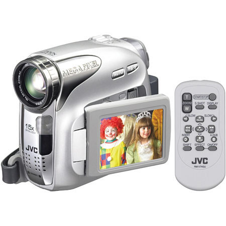 JVC GRD-650US Mini DV Camcorder, 1.33-megapixel, 15x Optical Zoom, 700x Digital Zoom & Built-in Tele Conversion Mode (1.3x) with Low Light Plus