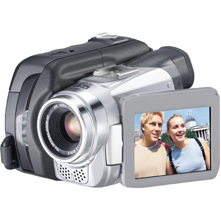 JVC GRDF-450 Ultra Compact Mini DV Camcorder with 2.5" LCD, 1/6" 680,000 Pixel CCD, with 15x Optical/ 700x Digital Zoom,