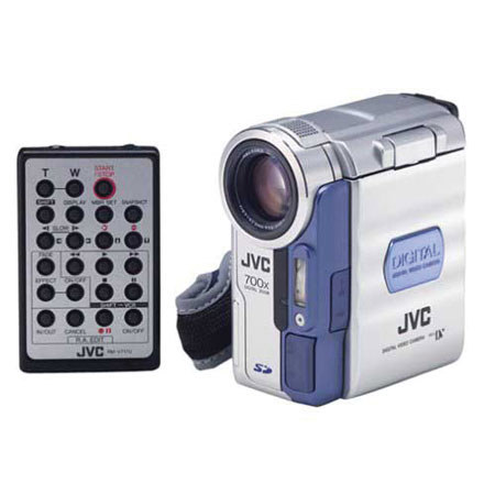 JVC GR-DX95E PAL Compact Mini DV Digital CyberCam Video Camera, w/ 16x Optical / 700x Digital Zoom, 1/6", 680k pixel CCD, 3.0" 110k-pixel LCD Color Monitor