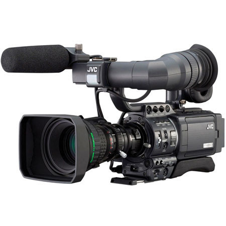 JVC GY-HD100U High Definition 3-CCD Mini DV Professional Digital Video Camcorder with 16x Pro HD Fujinon Lens, 24-Frame Progressive Recording