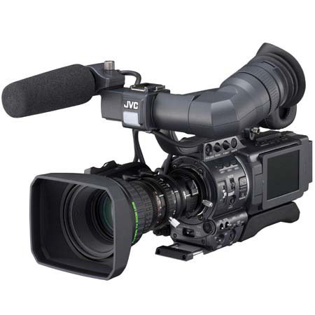 JVC GY-HD110U High Definition 3-CCD Mini DV Professional Digital Video Camcorder with 16x Pro HD Fujinon Lens, 24-Frame Progressive Recording