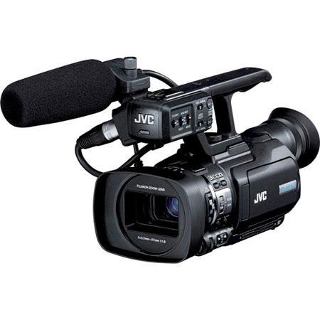 JVC GY-HM150U Camcorder, Bundle w/JVC DT-X71F 7" Monitor, Lens Remote Control