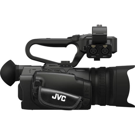 JVC GY-HM250 12.4MP 4K UHD Camcorder with FHD Live Streaming, 12x Optical Zoom