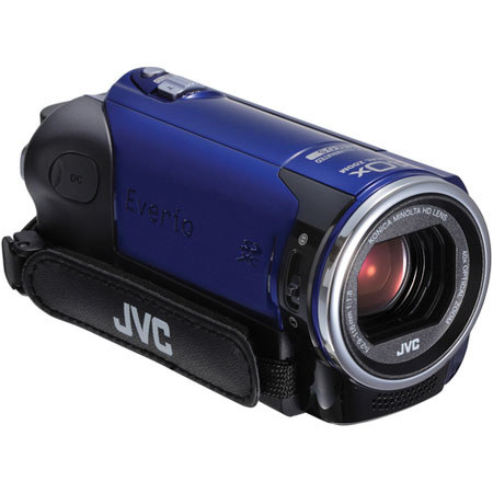 JVC GZ-E10 High Definition Memory Camcorder, Blue