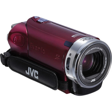 JVC GZ-EX210 Full HD Everio Camcorder, Red