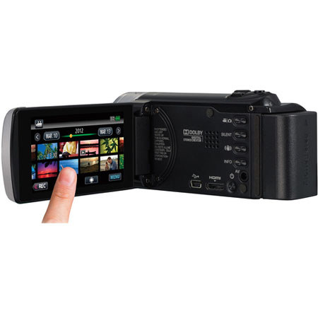 JVC GZ-EX250 Full HD Everio Camcorder, Black