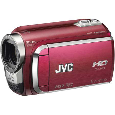 JVC Everio GZ-HD300R 60GB HDD Media Camcorder, Ruby Red