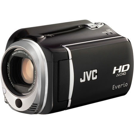 JVC GZ-HD520B HD Hard Disk Camcorder, 120GB HDD, Black