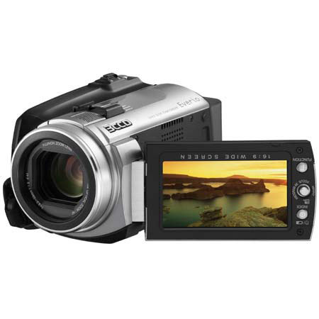 JVC Everio GZ-HD5US Internal 60GB Hard Drive Camcorder, 2.8" LCD Screen, 10x Optical Zoom, 200x Digital Zoom, Silver