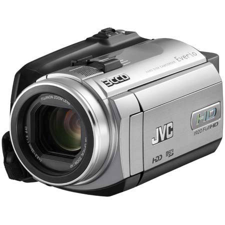 JVC Everio GZ-HD5US Internal 60GB Hard Drive Camcorder, "STORE DEMO", 2.8" LCD Screen, 10x Optical Zoom, 200x Digital Zoom, Silver