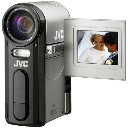JVC Everio GZ-MC100US Media Camera with 4GB Microdrive