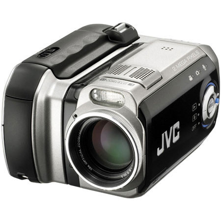 JVC Everio GZ-MC200US Digital Media Camera with 4GB Microdrive, 1.8" LCD Screen, 10x Optical Zoom
