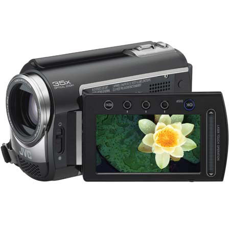 JVC Everio GZ-MG360BUS Internal 60GB Hard Drive Camcorder, 2.7" LCD Screen, 35x Optical Zoom, 800x Digital Zoom, Black