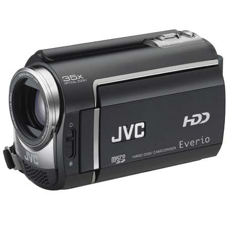 JVC Everio GZ-MG365BUS Internal 60GB Hard Drive Camcorder, 2.7" LCD Screen, 35x Optical Zoom, 800x Digital Zoom, Black