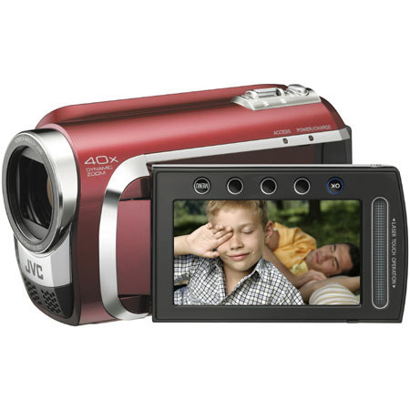 JVC Everio GZ-MG630R 60GB HDD Media Camcorder, Ruby Red