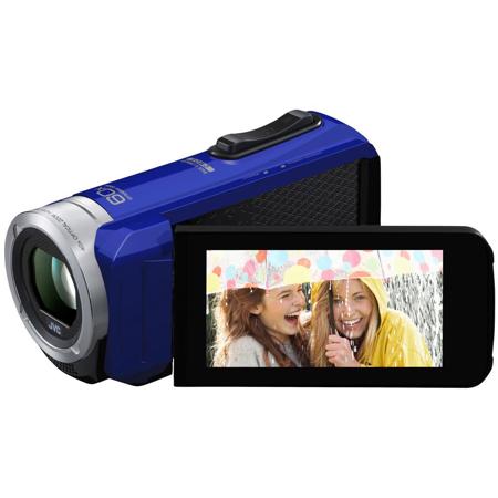 JVC Everio GZ-R10 Quad-Proof Full HD Camcorder, Blue