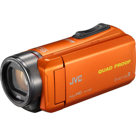 JVC Everio GZ-R440DUS Quad-Proof Full HD AVCHD Camcorder with 4GB Memory, Silver