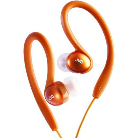 JVC HAEBX5D Inner Ear Sport Clip Headphones, Orange