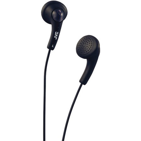 JVC HAF150B Gumy EarBud Headphones, Black