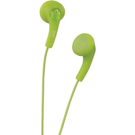 JVC HAF150G Gumy EarBud Headphones, Green