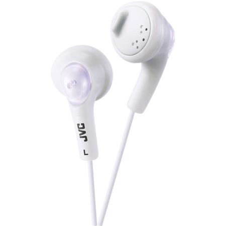 JVC HA-F160 Gumy Earbud Headphones for iPhone, White