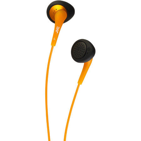 JVC HAF240DN Gumy Air Earphones for Audio Device Orange