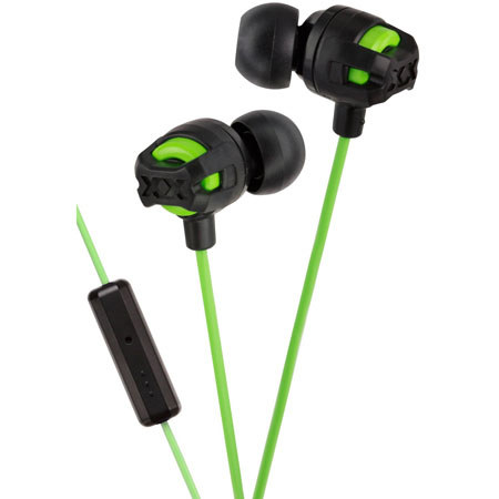 JVC HA-FR201 In-The-Ear XX Series Headphones with Mic and Remote - Green