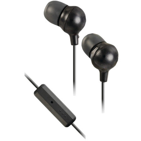 JVC HAFR36B Marshmallow In-Ear Headphones with Microphone and Remote, Black