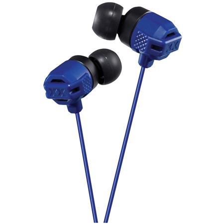 JVC XX Series HA-FX102 Inner Ear Headphones with Bass Sound, Blue