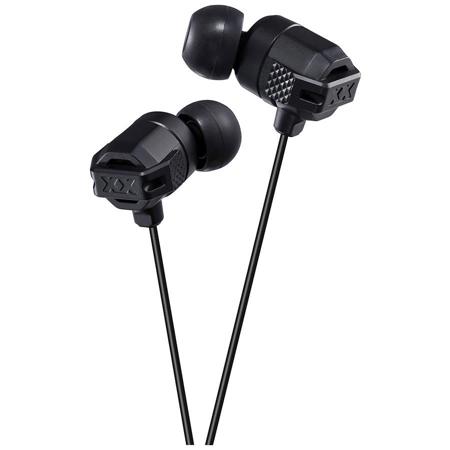 JVC XX Series HA-FX102 Inner Ear Headphones with Bass Sound, Black