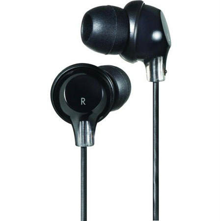 JVC HA-FX22B Clear In-Ear Headphones, Black